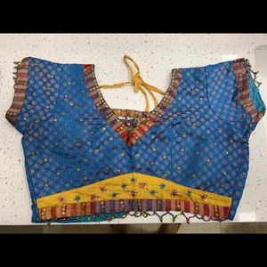 Indian 2 Piece Set (crop blouse and long skirt)